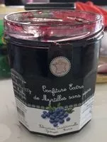 Mängden socker i Confiture extra de myrtilles sans pepins