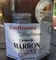 Mängden socker i Crème de marron