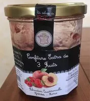 Mängden socker i Confiture extra 3 fruits
