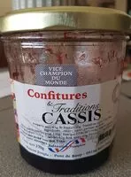 Mängden socker i Confiture de cassis