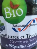 Mängden socker i Confiture extra de myrtilles sauvages