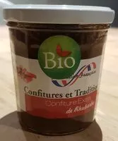 Mängden socker i Confiture extra de rhubarbe bio