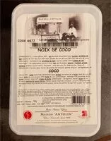 Mängden socker i Glace noix de coco