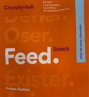 Mängden socker i Crunchy-ball noix de coco chocolat