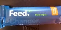 Mängden socker i feed barre repas light  orange chocolat
