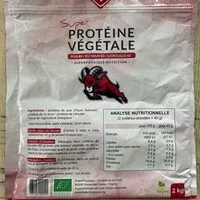 Mängden socker i Super protéine végétale