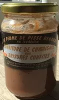 Mängden socker i Confiture de châtaignes aux brisures confites