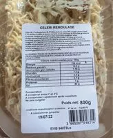 Mängden socker i Celeri Remoulade