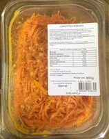 Mängden socker i Carottes rappees