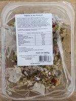 Mängden socker i Taboulé au poulet