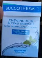 Mängden socker i Chewing gum à l'eau thermale