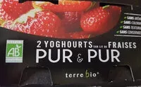 Mängden socker i Yoghourts sur lit de fraises