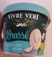 Mängden socker i Brassé crémeux coco nature