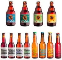 Mängden socker i Lot 5x33cl - Assortiment bières artisanales du terroir des Alpes : Verte des Alpes 4,8% Alc./Vol, Mandrin aux Noix 5,8% Alc./Vol, Mandrin au Sapin 8% Alc./Vol, Mandrin au Miel 4,8% Alc./Vol, Nobow Lad