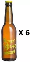 Mängden socker i Lot 6x33cl - Bière artisanale Blonde des Alpes by Mandrin - 4,8% alc./Vol - Brasserie du Dauphiné - Médaille Argent WBA 2017