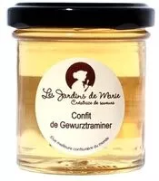 Mängden socker i Confit de Gewurztraminer - Les Jardins de Marie - Meilleure confiturière de Monde - pot