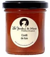 Mängden socker i Confit de Foin - Les Jardins de Marie - Meilleure confiturière de Monde - pot