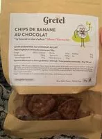 Mängden socker i Chips de banane au chocolat