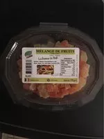 Mängden socker i Mélange de fruits