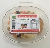 Mängden socker i Melange exotique