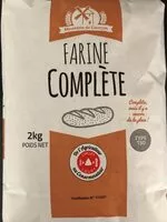 Mängden socker i Farine complete type 150