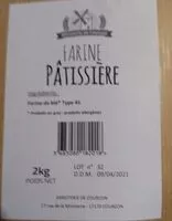 Mängden socker i Farine pâtissière