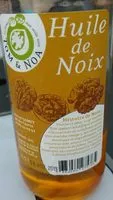 Mängden socker i Huile de noix