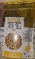 Mängden socker i MAÏS POP-CORN 1001 GRAINES