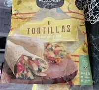 Mängden socker i Tortillas