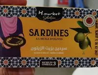 Mängden socker i Sardines à l'huile d'olive