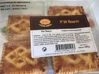 Mängden socker i P'tit beurre