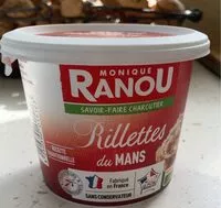 Mängden socker i Rillettes du Mans