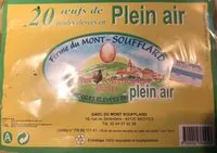 Mängden socker i 20 oeufs de poules élevées en plein air
