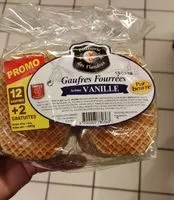 Mängden socker i Gaufres fourrées arôme vanille