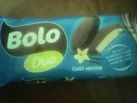 Mängden socker i Bolo Duo goût Vanille