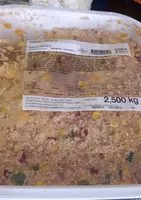 Mängden socker i Taboulé de volaille