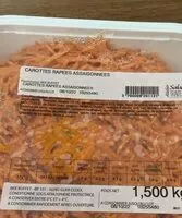 Mängden socker i Carotte râpée assaisonnés