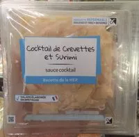 Mängden socker i Cocktail de Crevettes et Surimi