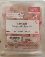 Mängden socker i Cervelas sauce vinaigrette aux oignons émincés  800 g