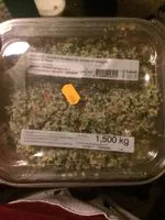 Mängden socker i Taboulé