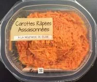Mängden socker i Carottes râpées assaisonnées à la moutarde de Dijon