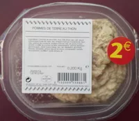 Mängden socker i Pommes de Terre au Thon