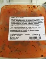 Mängden socker i Salade de calamars