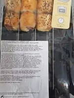 Mängden socker i Feuilletés duo saucisses costumées