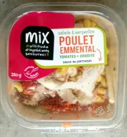 Mängden socker i Salade & Serpentini Poulet Emmental Tomates Crudités sauce au parmesan