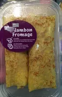 Mängden socker i Crêpes de froment jambon comté