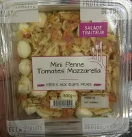 Mängden socker i Mini Penne Tomates Mozzarella