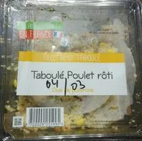 Mängden socker i Taboulé poulet rôti
