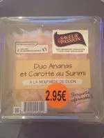 Mängden socker i Duo Ananas Et Carotte Au Surimi