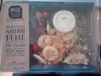 Mängden socker i Salade Mezze Saumon Fumé 320g